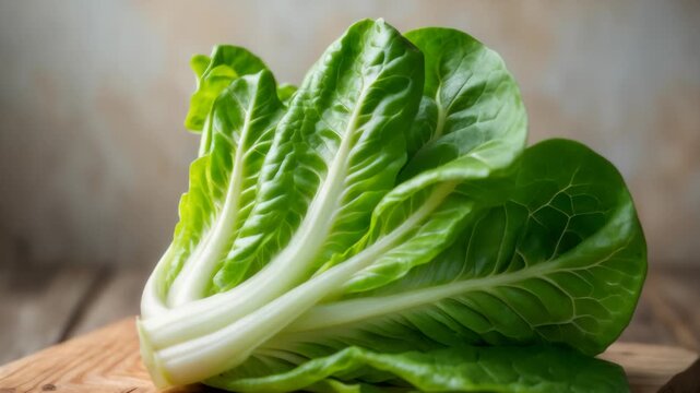 Fresh chard leaves on wooden board