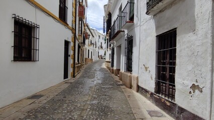 View of Ronda city and streets