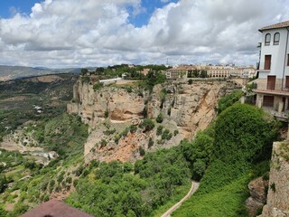 Fototapeta premium View of Ronda city and streets