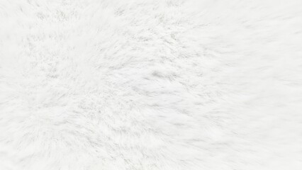 soft white faux fur texture close up with subtle gray accents ideal for cozy winter fashion design...