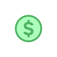 A vibrant green dollar sign, a powerful symbol of finance and wealth, stands as a 3D icon for successful business and investment