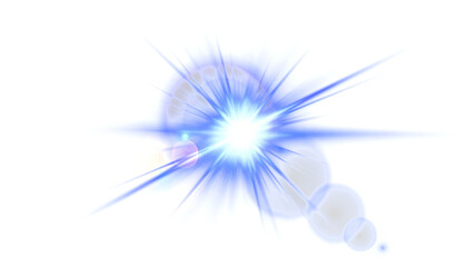 blue star light sparkle png transparent background