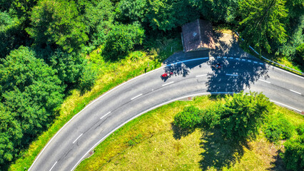 Schallenbergpass im Kanton Bern, Schweiz, Luftaufnahme, August 2025