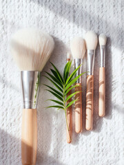 Professional Makeup Brush Set with Botanical Accent