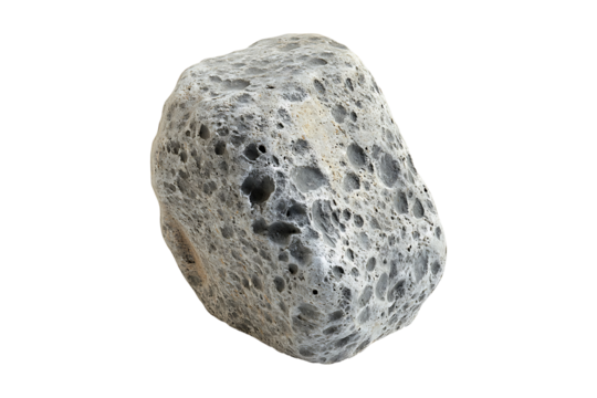 Pumice stone isolated on a transparent background