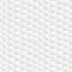 Vector seamless geometric pattern. Repeatable tile clean background. Decorative endless white and gray tile 3d hexagon mosaic texture