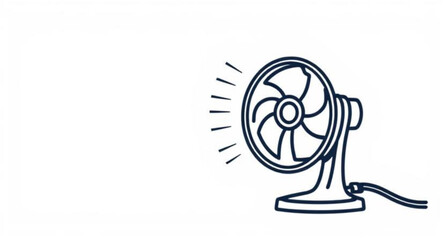 room fan illustration, air circulation fan, cooling appliance vector, household appliance icon, spinning fan blades, table fan icon, portable electric fan, electric desk fan, vector household cooling,