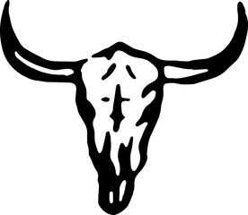 abstract design of American wild west desert with cowboys - hand drawn Black illustration. Ilustraciones del viejo oeste. PNG.JPG. VEKTOR