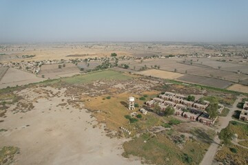 Landscape view near Dadu Grid Station.