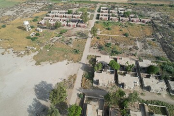 Landscape view near Dadu Grid Station.