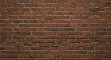 Fototapeta premium A closeup view of a textured dark red brick wall