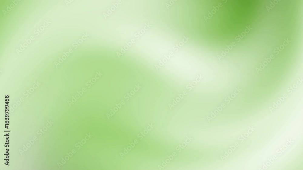 Poster abstract bright green nature background with soft blur and bokeh light effect