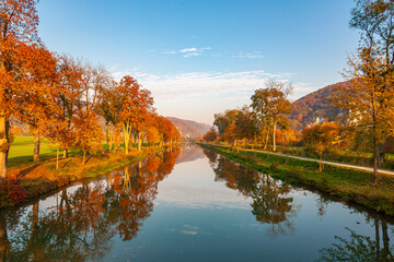 Frontale Herbstreflektion