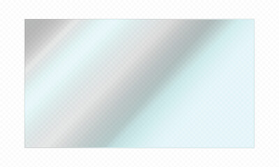 Obraz premium Mirror reflection, suitable for application on glass, plastic, or acrylic window surfaces. Offers a glossy, luminous appearance with bright highlights and transparency.