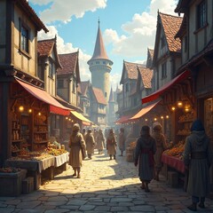 Obraz premium prague old town