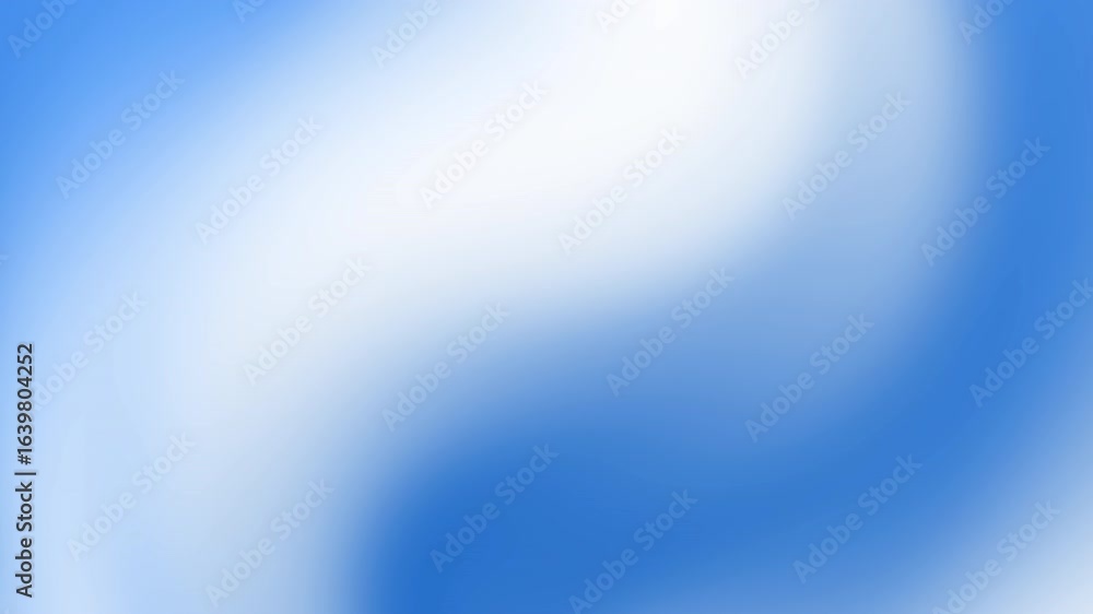 Poster soft light blue gradient design with a wave pattern and smooth texture