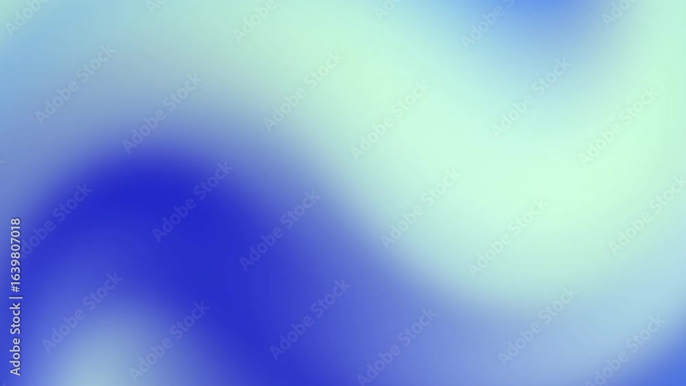 Poster abstract blue mint and colorful wave motion background with a soft light effect
