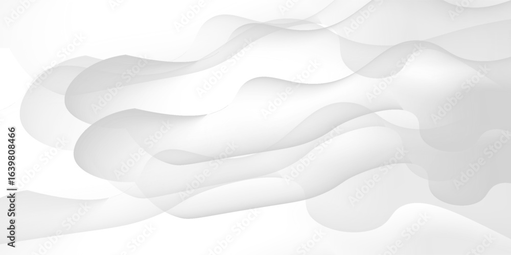 Poster white paper cut style on white background with copy space for website banner and graphic design