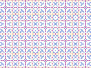 Pink and Blue Thai Pattern, Traditional Floral Geometric Wallpaper, Seamless Textile, Ornamental Design, Cultural Motif, Asian Art, Decorative Background, Vintage Style, Elegant Repeat, Home Decor