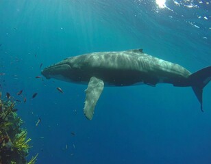 dolphin in the water
