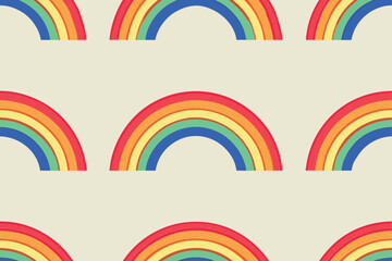 Obraz premium Abstract and colorful rainbow vector illustration featuring a vibrant curve design and wave pattern, perfect for a modern business backdrop or web banner template