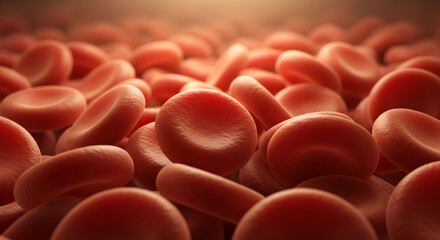 Microscopic View of Red Blood Cells Human Biology Science Medicine Healthcare Anatomy Physiology Hematology Medical Research Blood Cells Erythrocytes