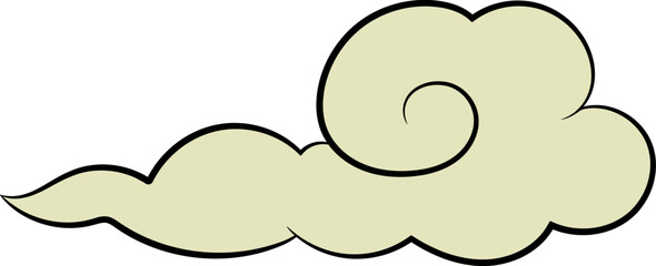 전통 민화 구름