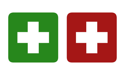 Fototapeta premium first aid icon