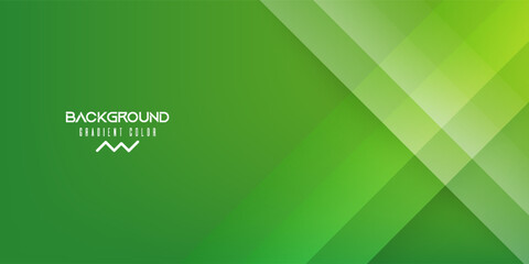 abstract green geometric banner background with diagonal stripes and shadow. modern trendy desogn in vector Illustration