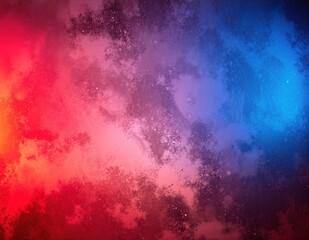 Fototapeta premium A vibrant, multicolored background featuring whimsical clouds and twinkling stars scattered across a dreamy night sky, creating a magical atmosphere.