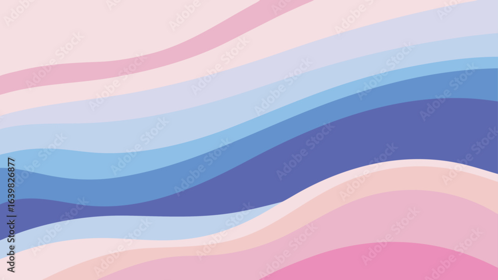 Poster vibrant abstract background with undulating waves and a mix of colors, evoking a sense of movement a