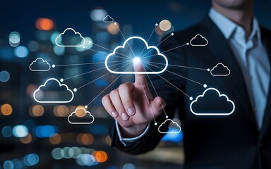 Connecting the cloud digital network visualization