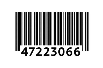 Dark image with vertical lines and a few scattered light spots.  Numbered code