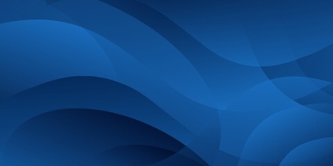 Abstract dark blue wavy background for modern and corporate graphic design.