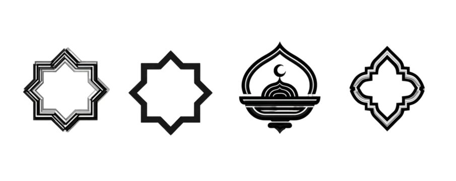 Abstract Islamic Design Elements