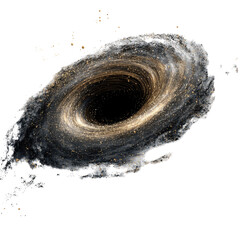 Fototapeta premium Captivating view of a swirling galaxy with luminous stars and deep cosmic colors