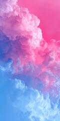 Fototapeta premium pink sky and clouds