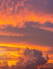 Fototapeta premium A sleek airplane soars gracefully through a bright blue sky, surrounded by fluffy white clouds, capturing the essence of travel and adventure.