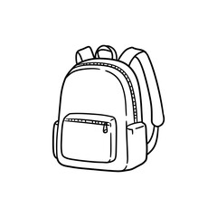School Backpack with Front Pocket and Zipper for Students