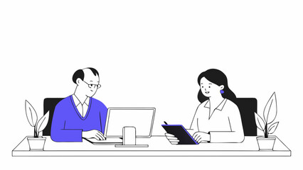 Business meeting office teamwork collaboration discussion workplace job