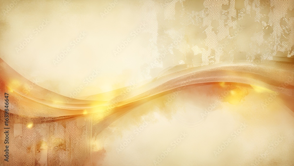 Poster smooth gradient mesh design in warm sepia and muted orange, creating a retro, aged effect.