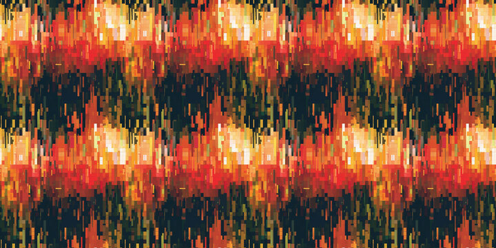 seamless digital glitch pattern