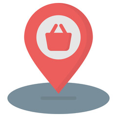 Obraz premium Location Icon