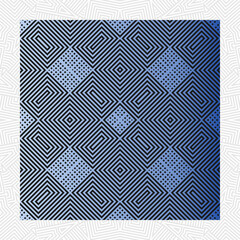 Geometric Interlocking Pattern: A Digital Art Exploration, Seamless Labyrinth Motif: Generative Design and Visual Aesthetics, Intricate Striped Weave: A Modern Tiling Pattern