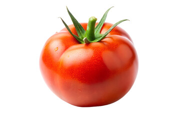 Fresh Red Tomato Isolated on Transparent Background