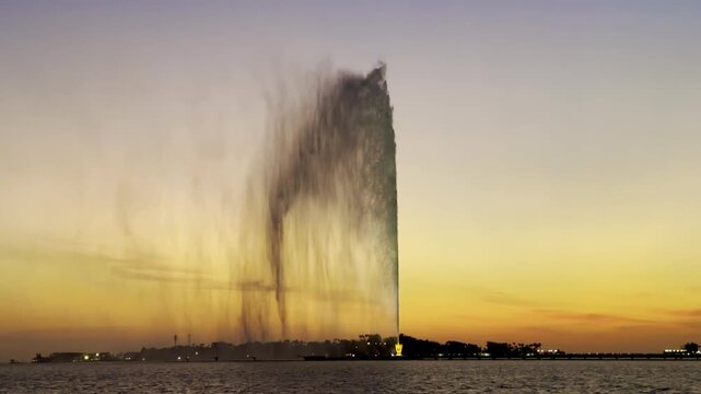 King Fahd's Fountain in Jiddha, Saudi Arabia