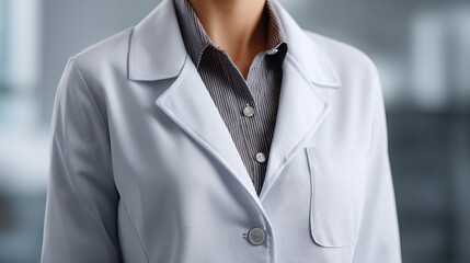 Medical Coat Mockup Professional Image for Healthcare Professionals and Students
