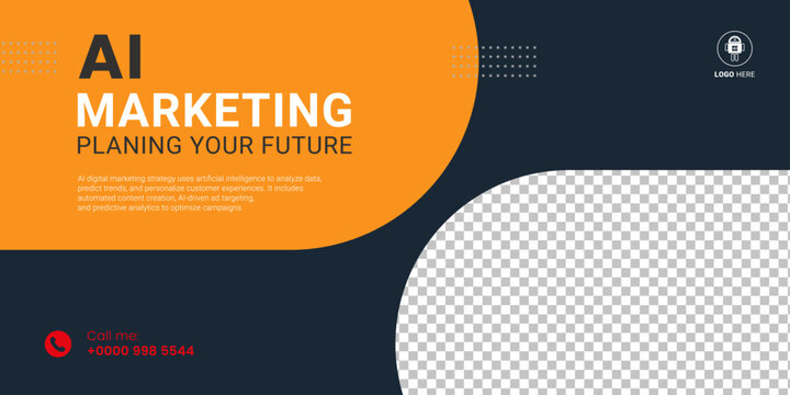 Digital Marketing Flyer Or Corporate Business Flyer Template Design with yellow digital marketing social media post banner design template