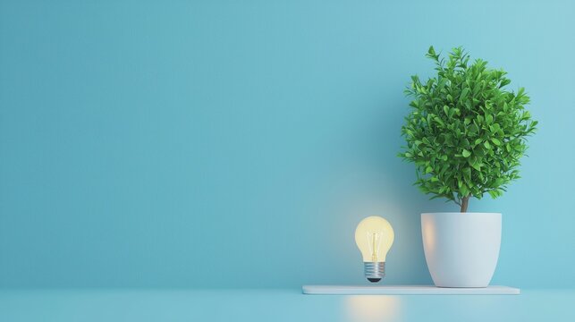 Glowing bulb in a quiet corner where a writer feels inspired to start a new chapter