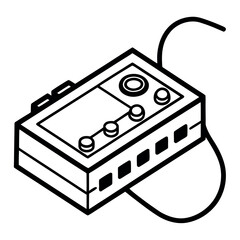 Professional Audio Interface on White